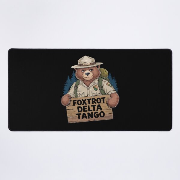 Item preview, Foxtrots Delta Tangos Resist Bear National Forest Service designed and sold by MarkLeedsArt.