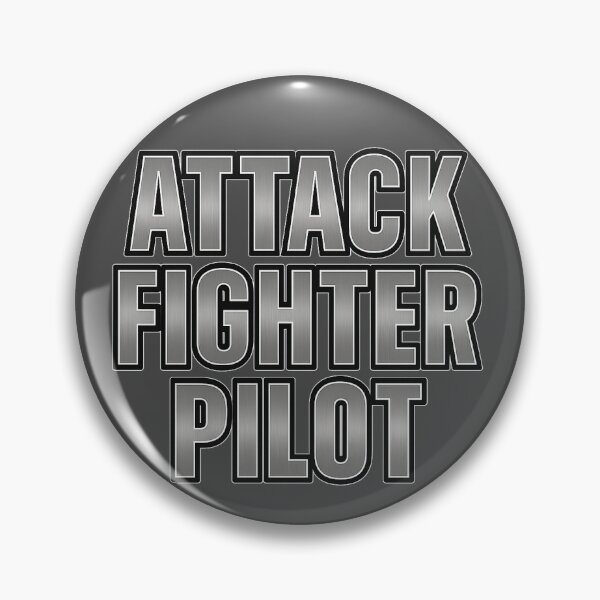 Item preview, Battlefield Game Inspired Metallic Attack Fighter Pilot Slogan designed and sold by Sellcooldesigns.