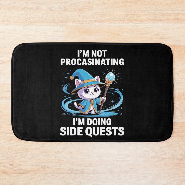 Item preview, I'm Not Procrastinating I'm Doing Side Quests Funny Rpg Cat designed and sold by KotexTemu.