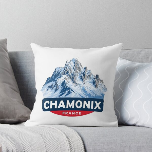 Item preview, Vintage Chamonix France Alpine Mountain Sticker Design with Snow-Capped Peaks designed and sold by Blurbean.