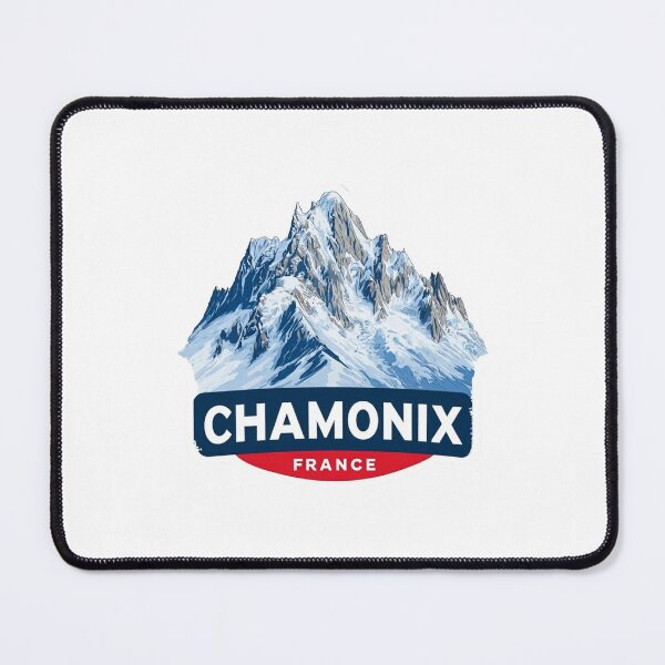 Item preview, Vintage Chamonix France Alpine Mountain Sticker Design with Snow-Capped Peaks designed and sold by Blurbean.