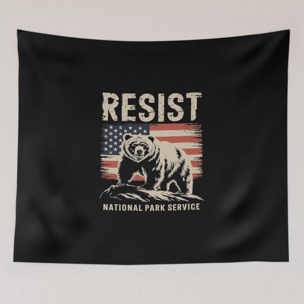 Item preview, Wild Grizzly ALT US Resist National Park Outdoor designed and sold by DigitaldeligArt.