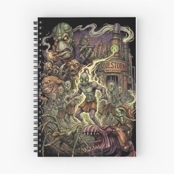 Item preview, Abe Oddworld Abe's Oddysee Exoddus Munch's Oddysee Soulstorm Mudokon Slave Glukkon Slig RuptureFarms Scrab Paramite Fan Art Portrait Poster T-Shirt Sticker Print Gift designed and sold by Senpaiwaves.
