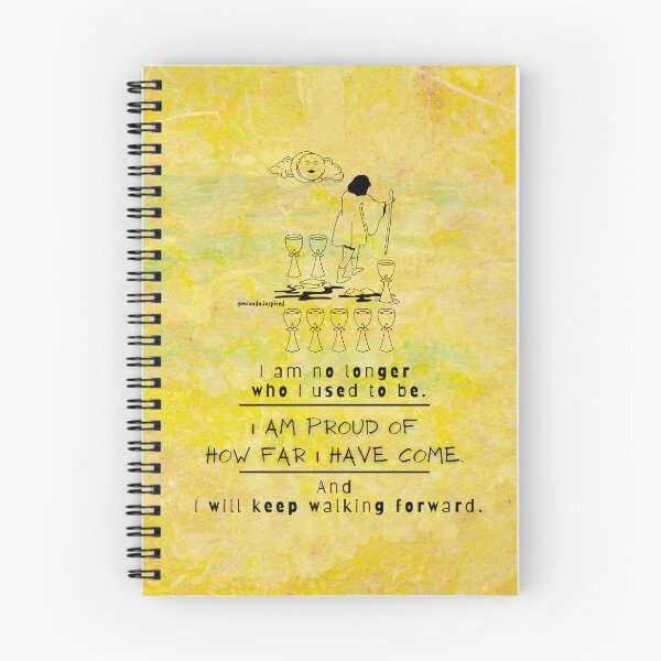 Item preview, 'Walking Forward' | Growth Quote Art Design for Opening New Doors  designed and sold by miandu.inspired.