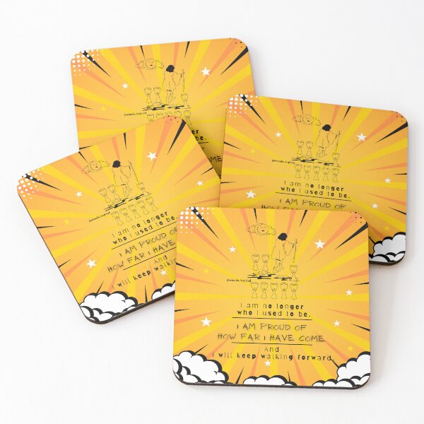 Item preview, 'Walking Forward' | Growth Quote Art Design for Opening New Doors  designed and sold by miandu.inspired.