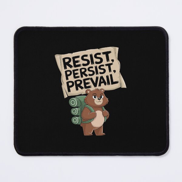 Item preview, Foxtrots Deltas Resist Bear designed and sold by MarkLeedsArt.