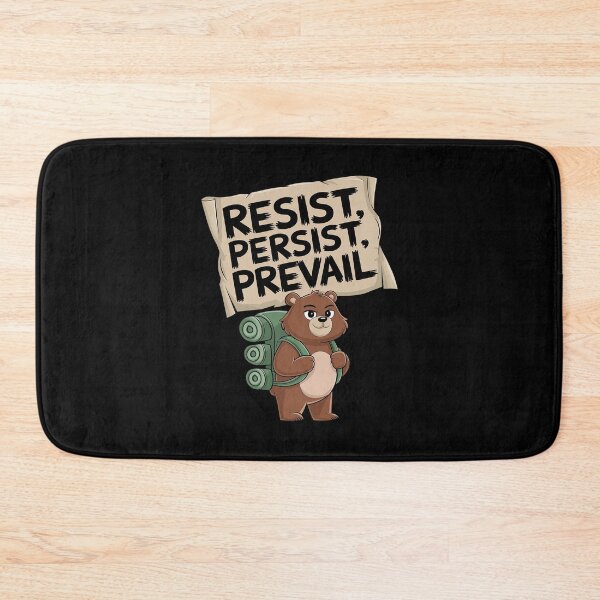 Item preview, Foxtrots Deltas Resist Bear designed and sold by MarkLeedsArt.