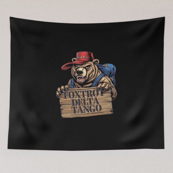 Item preview, Womens Foxtrots Deltas Tangos Resist Bear designed and sold by DigitaldeligArt.