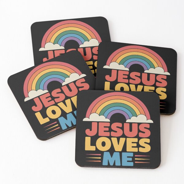 Item preview, Jesus Loves Me Gay Rainbow Gay Pride Flag And Queer designed and sold by KotexTemu.