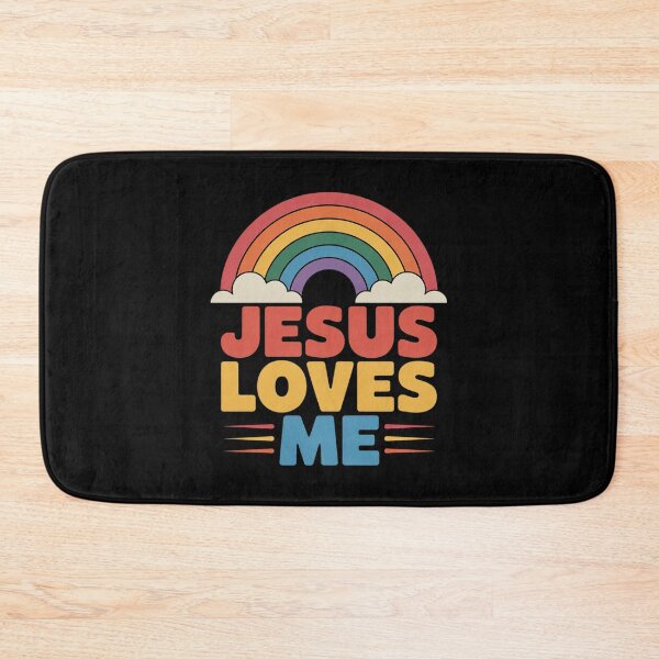 Item preview, Jesus Loves Me Gay Rainbow Gay Pride Flag And Queer designed and sold by KotexTemu.