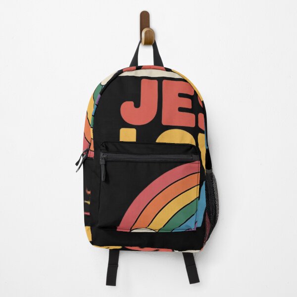 Item preview, Jesus Loves Me Gay Rainbow Gay Pride Flag And Queer designed and sold by KotexTemu.