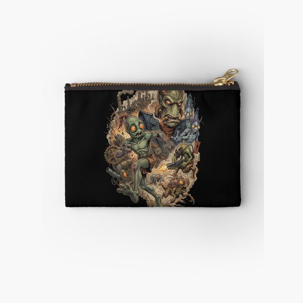 Item preview, Abe Oddworld Abe's Oddysee Exoddus Munch's Oddysee Soulstorm Mudokon Slave Glukkon Slig RuptureFarms Scrab Paramite Fan Art Portrait Poster T-Shirt Sticker Print Gift designed and sold by Senpaiwaves.