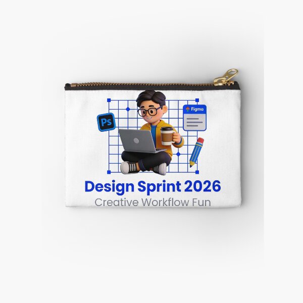 Item preview, Design Sprint 2026 - Cartoon UI Workflow Poster designed and sold by Vinaybharadwaj.