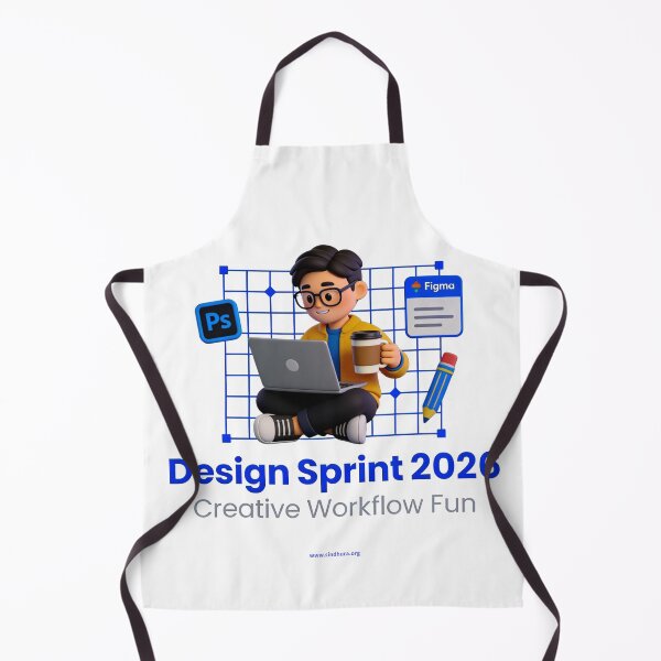 Item preview, Design Sprint 2026 - Cartoon UI Workflow Poster designed and sold by Vinaybharadwaj.