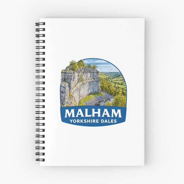 Item preview, Vintage Malham Yorkshire Dales Limestone Cove Sticker with Natural Amphitheater designed and sold by Blurbean.