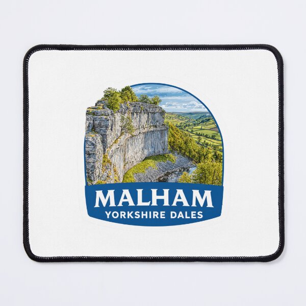 Item preview, Vintage Malham Yorkshire Dales Limestone Cove Sticker with Natural Amphitheater designed and sold by Blurbean.