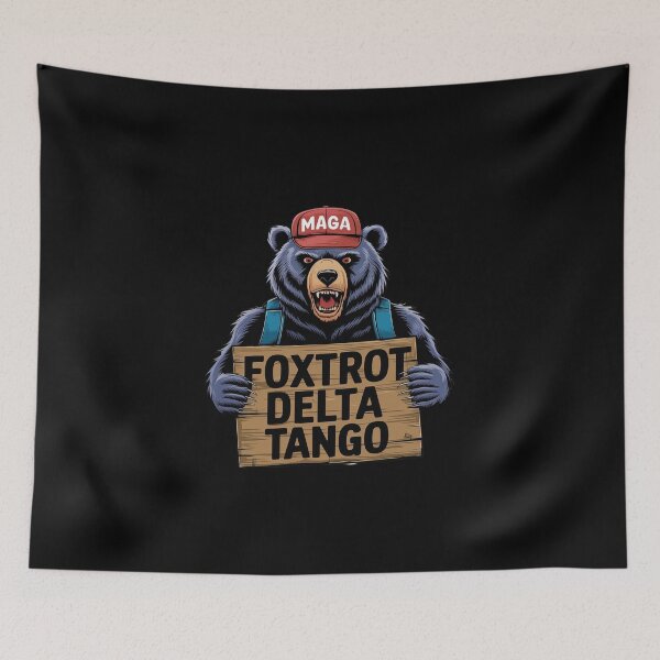 Item preview, Womens Foxtrots Deltas Tangos Resist Bear  designed and sold by DigitaldeligArt.