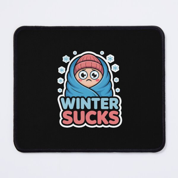 Item preview, Winter Suck – Funny Freezing Cartoon T-Shirt designed and sold by Vintage Shapes.