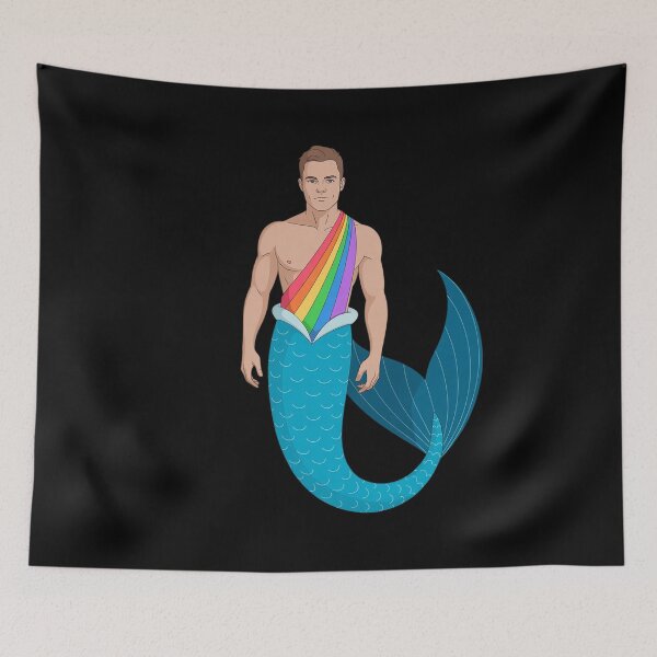 Item preview, LGBT Gay Merman Mermen LGBTQ Pride Flag Parade Equality Mens designed and sold by KotexTemu.