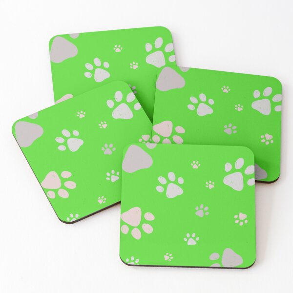 Item preview, Rainbow Paw Prints Pattern - Colorful Cute Cat & Dog Paws Aesthetic designed and sold by ChameraDesign.