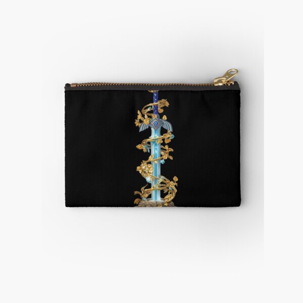 Item preview, Ethereal Frost Sword | Mythic Ice Blade with Golden Vines Fantasy Wall Art designed and sold by MonaRose_Art.