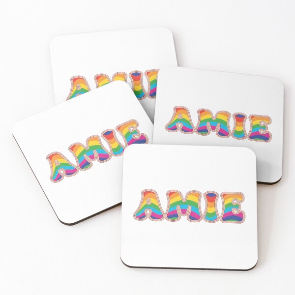 Item preview, ❤️ Amie Personalized Name Wavy Retro Shirt, Coffee Mug, Sticker Gift designed and sold by HelixPedia.