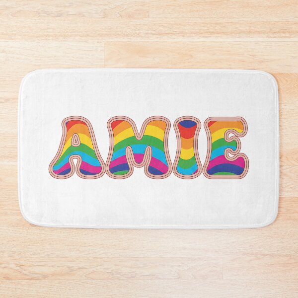 Item preview, ❤️ Amie Personalized Name Wavy Retro Shirt, Coffee Mug, Sticker Gift designed and sold by HelixPedia.