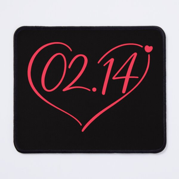 Item preview, 02.14 Heart Date – Minimalist Valentine Typography Design designed and sold by FrameFlow.