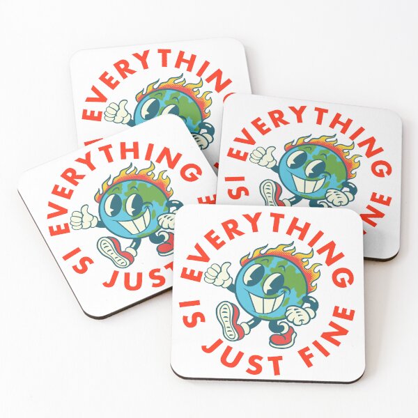 Item preview, Everything Is Fine designed and sold by Enemy-by-MJV.