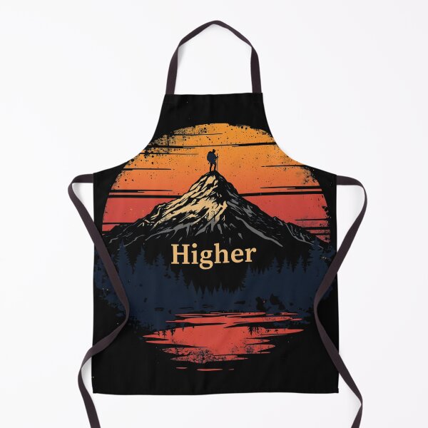 Item preview, Mountain Peak Dusk Hiker Tee - Higher Motivational Shirt designed and sold by pinkuthink.
