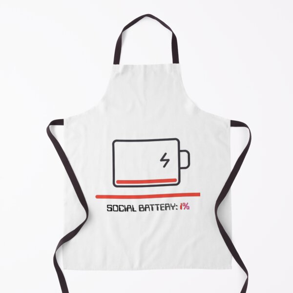 Item preview, Social Battery 1% Graphic designed and sold by SandiCreative.