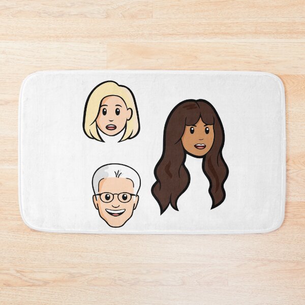Item preview, Eleanor, Tahani, Michael, The good place designed and sold by Iko.