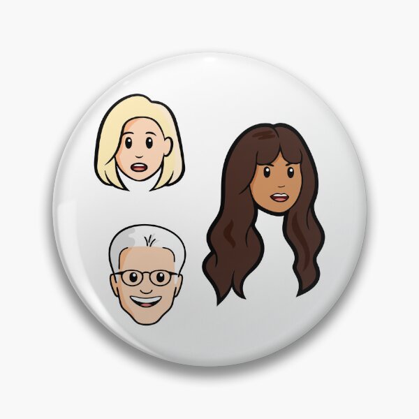 Item preview, Eleanor, Tahani, Michael, The good place designed and sold by Iko.