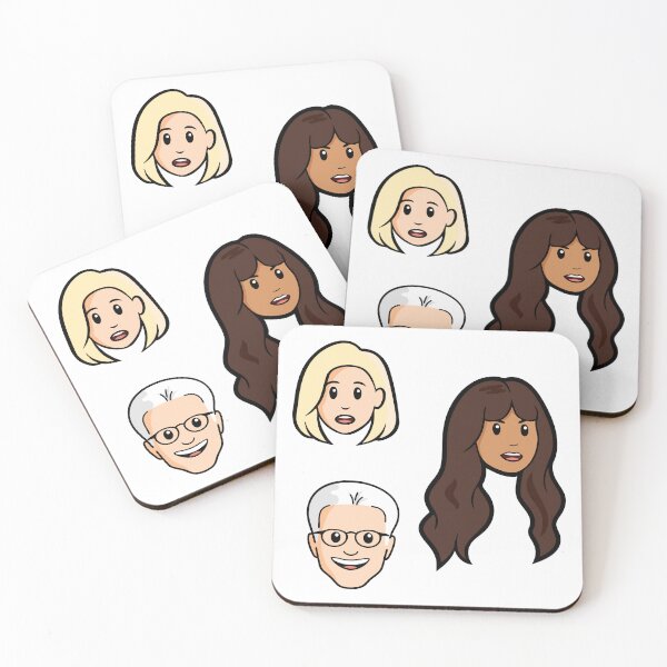 Item preview, Eleanor, Tahani, Michael, The good place designed and sold by Iko.