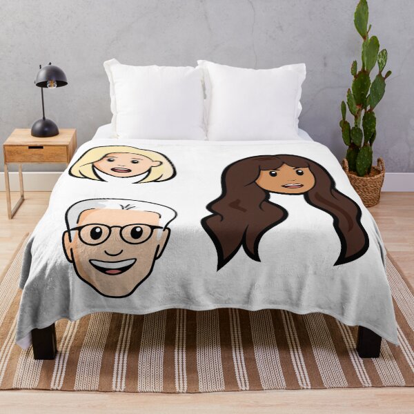 Item preview, Eleanor, Tahani, Michael, The good place designed and sold by Iko.