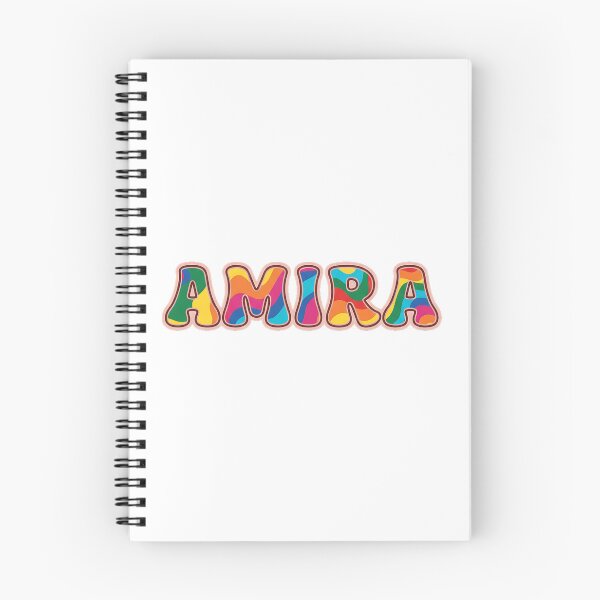 Artikelvorschau, ❤️ Personalisiertes Amira-Namens-Shirt im Wellen-Retro-Stil, Kaffeetasse, Aufkleber-Geschenk entworfen und verkauft von HelixPedia.