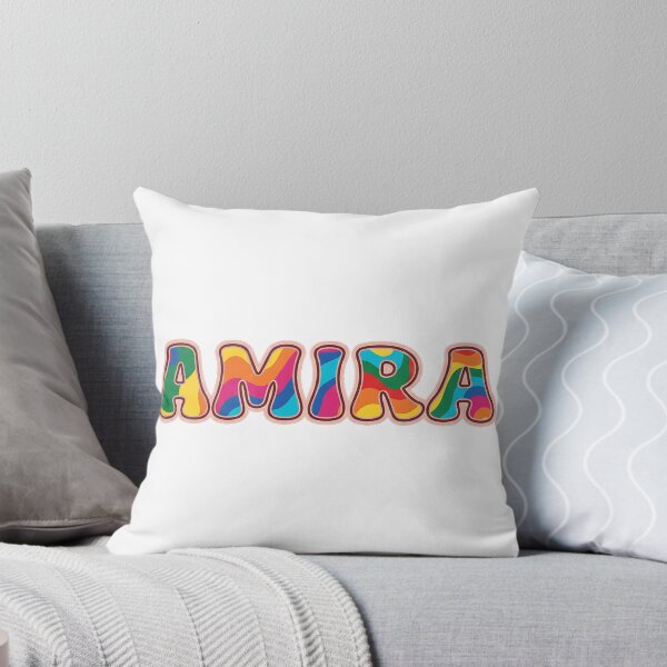 Item preview, ❤️ Amira Personalized Name Wavy Retro Shirt, Coffee Mug, Sticker Gift designed and sold by HelixPedia.
