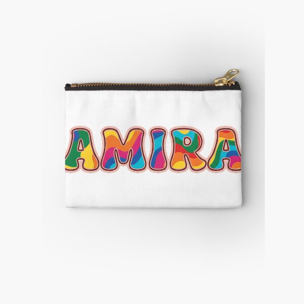 Item preview, ❤️ Amira Personalized Name Wavy Retro Shirt, Coffee Mug, Sticker Gift designed and sold by HelixPedia.