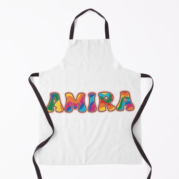 Item preview, ❤️ Amira Personalized Name Wavy Retro Shirt, Coffee Mug, Sticker Gift designed and sold by HelixPedia.