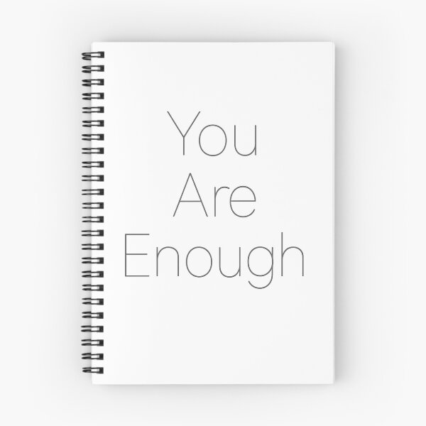 Item preview, You Are Enough Minimalist T-Shirt - Self Love Affirmation designed and sold by PrintMod.