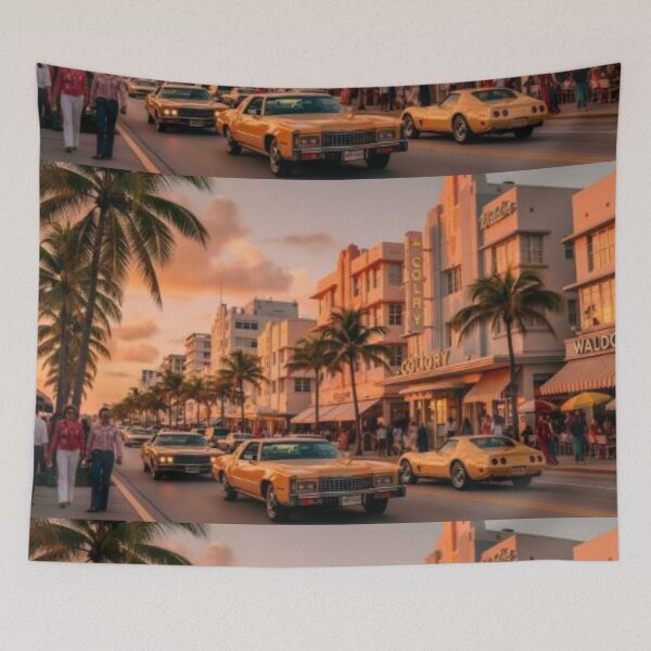 Item preview, Retro miami designed and sold by RadiantGraphics.