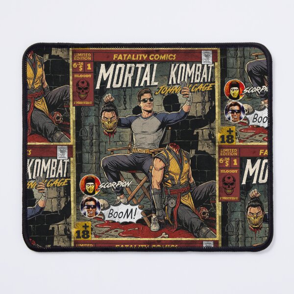 Item preview, Mortal Kombat Johnny Cage Vintage Comic Cover Art designed and sold by Back2Collage.