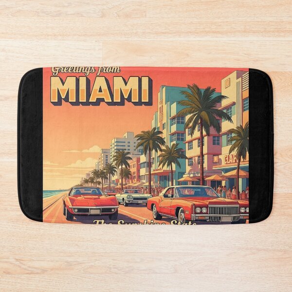 Item preview, Miami retro designed and sold by RadiantGraphics.