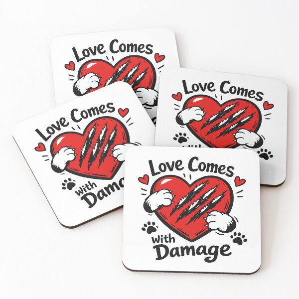 Item preview, Love Comes With Damage designed and sold by SnappyPNG.