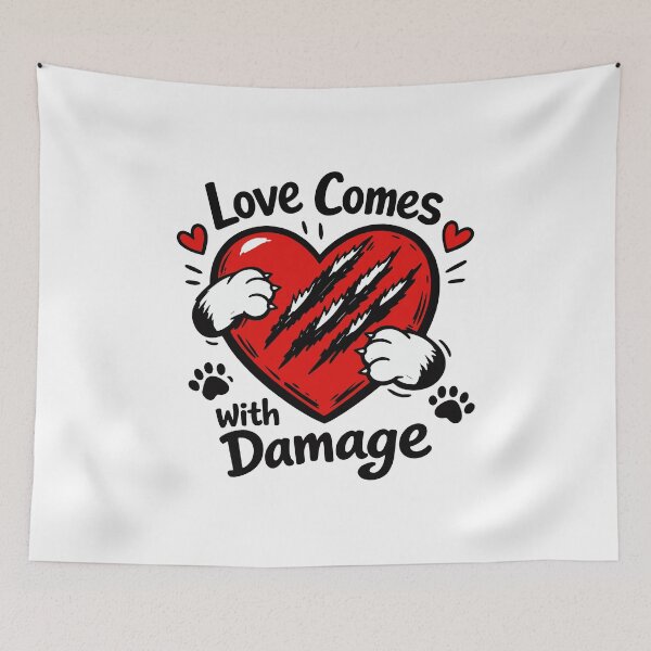 Item preview, Love Comes With Damage designed and sold by SnappyPNG.