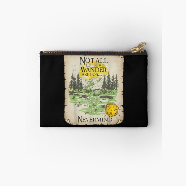 Item preview, Not All Who Wander Are Lost Vintage Maps RPG Parody Gamer designed and sold by jakaun.