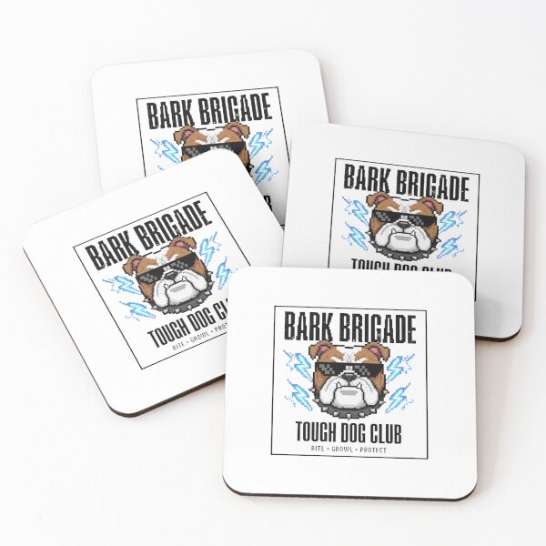 Item preview, Bark Brigade Pixel Art — Tough Bulldog Club Retro Gaming designed and sold by Colorful-Garden.