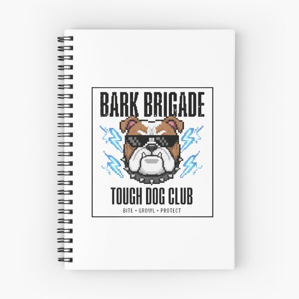 Item preview, Bark Brigade Pixel Art — Tough Bulldog Club Retro Gaming designed and sold by Colorful-Garden.