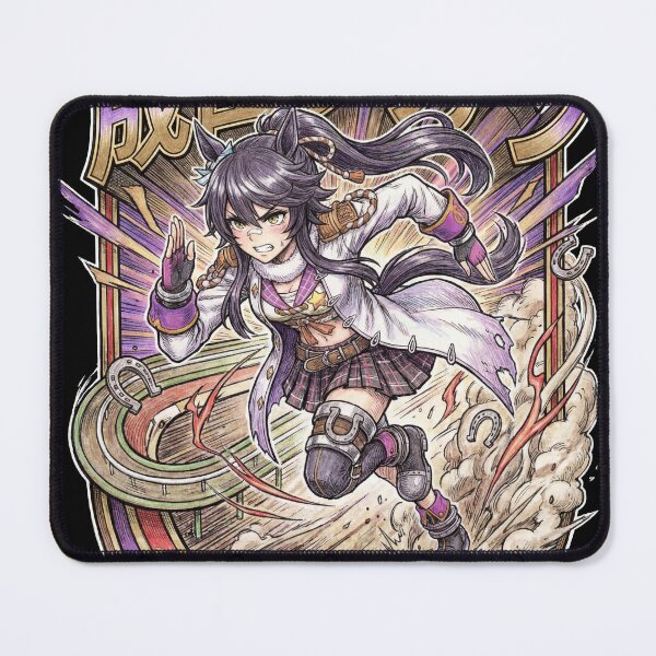Item preview, Narita Brian Umamusume Pretty Derby Horse Girl Racing Idol Shadow Roll Triple Crown Dark Horse Fan Art Portrait Poster T-Shirt Sticker Print Gift designed and sold by Senpaiwaves.