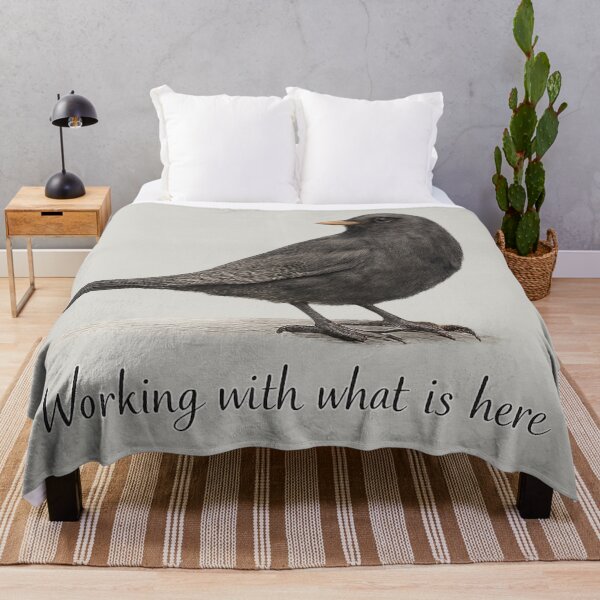 Item preview, Working with What Is Here Blackbird designed and sold by ChirpInc.